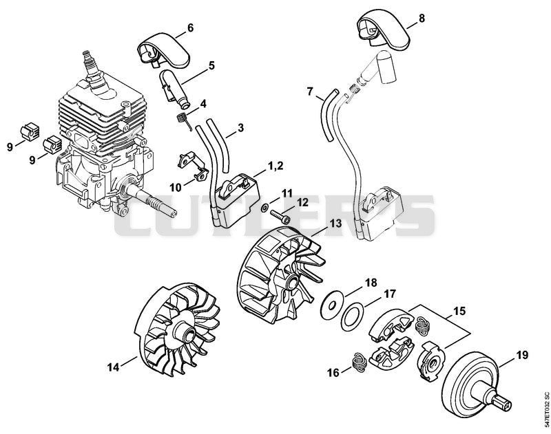 Ignition system, Clutch