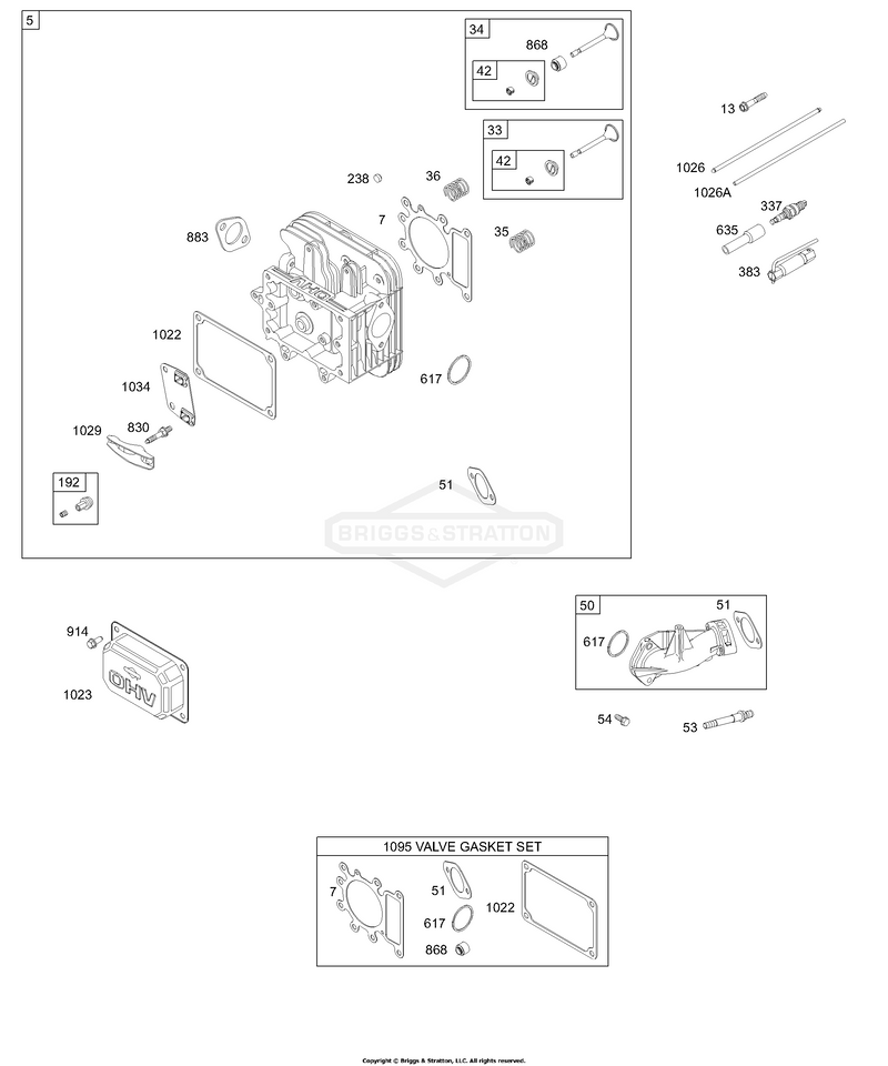 Head, Intake Manifold, Valve Gasket