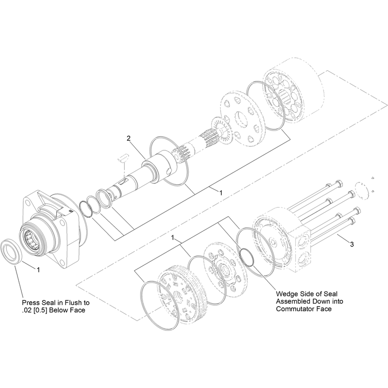 Hydraulic Motor Assembly No 106-7654