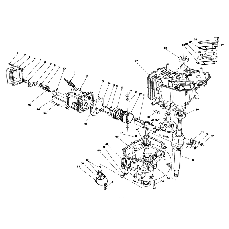 Engine Assembly Continued Model No Vmj8