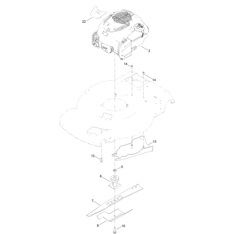 Engine and Blade Assembly