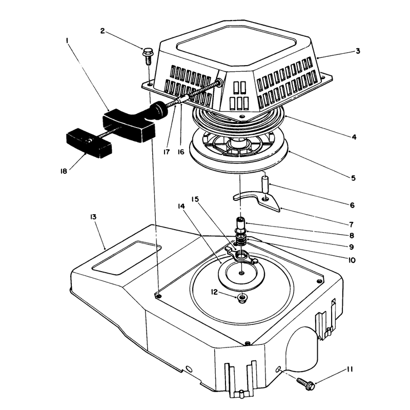 Recoil Assembly Model No Vmg6