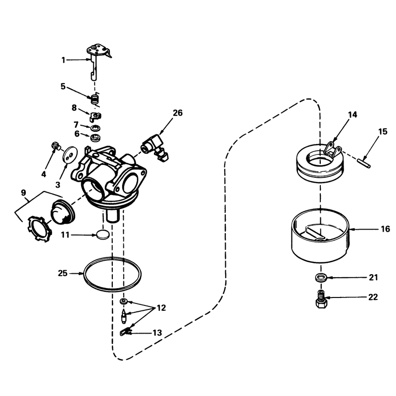 Carburetor No 632050