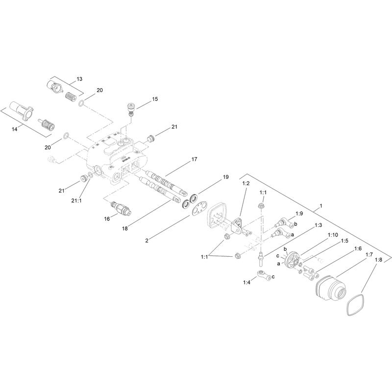 Two Spool Valve Assembly No. 144-7354