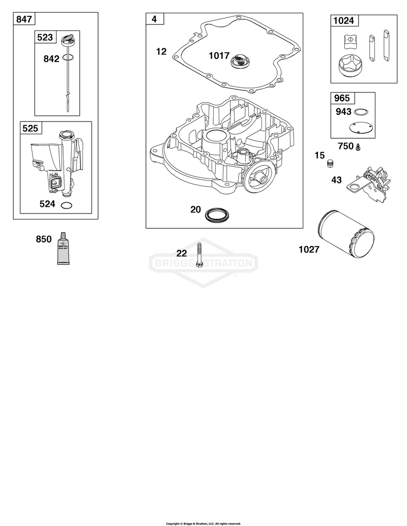 Crankcase Cover/Sump and Lubrication Group