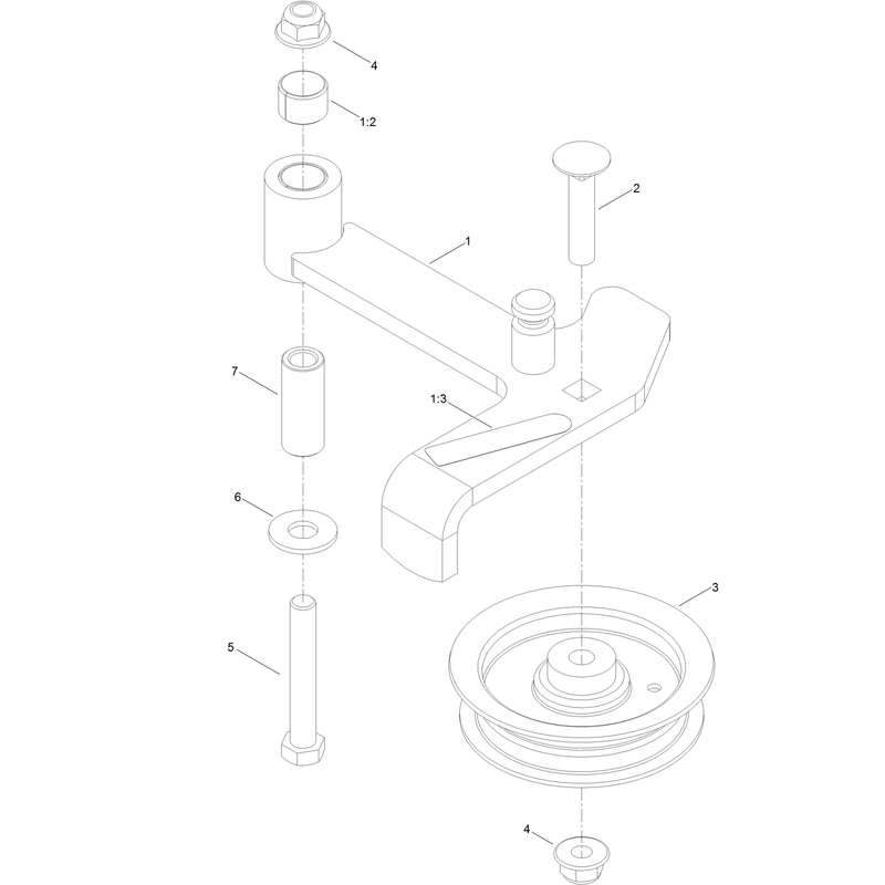 Idler Arm Assembly No. 117-8635