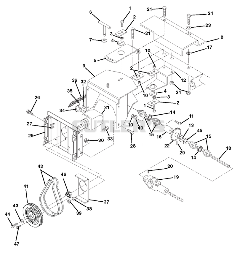 Brush Drive Unit
