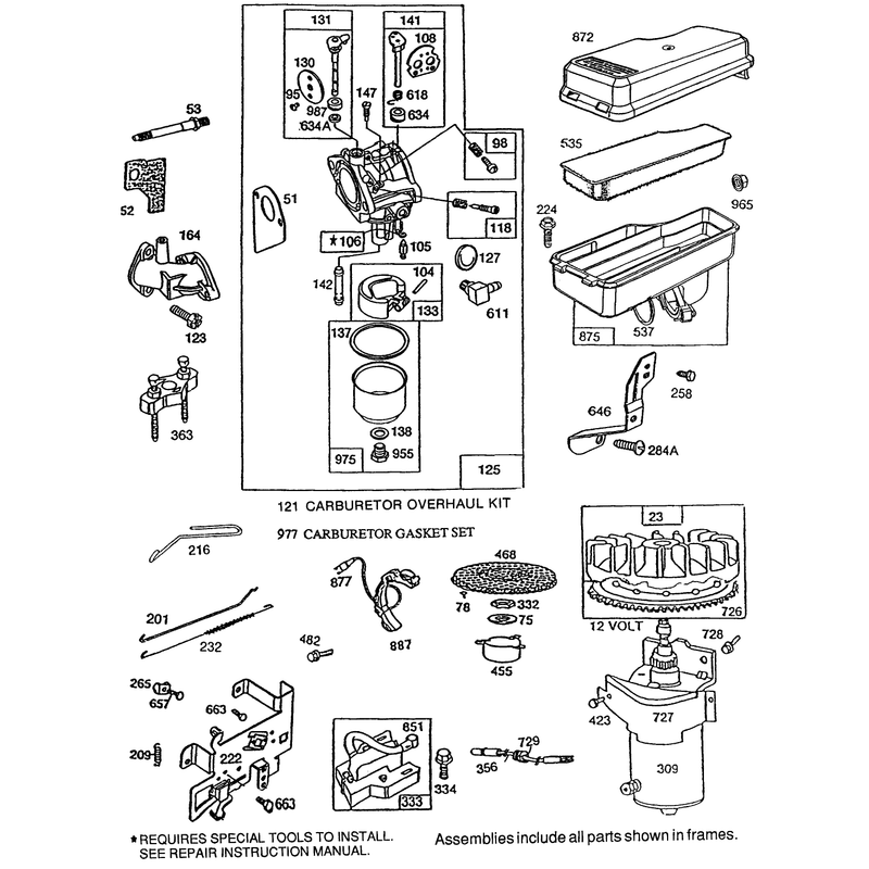 Briggs and Stratton Model No 195707-0121-01