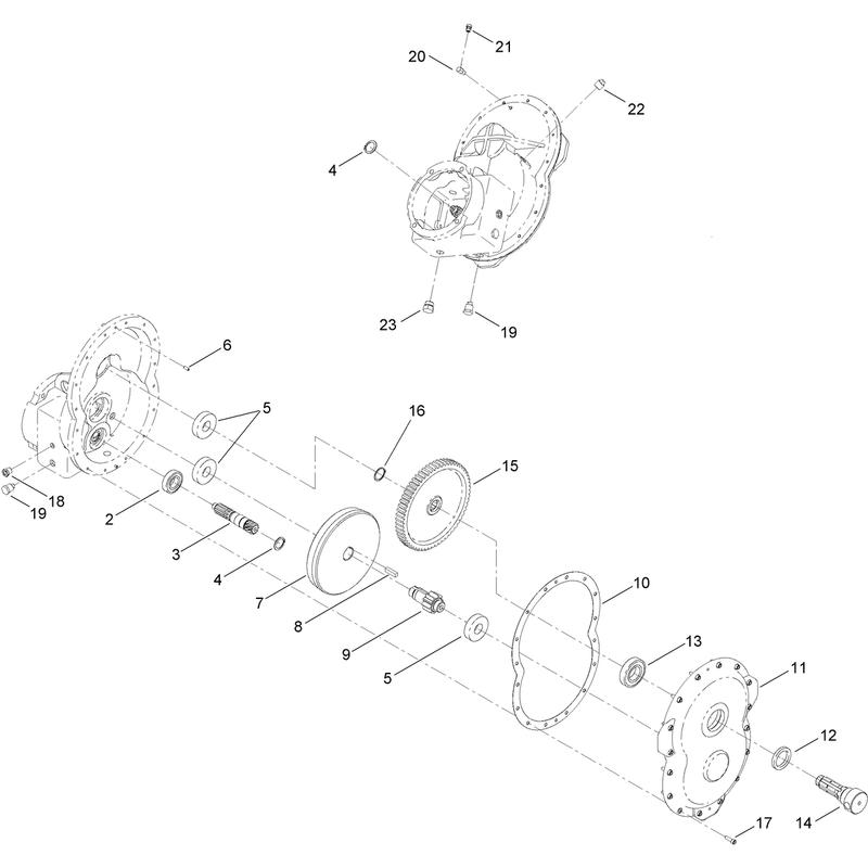 Gearcase Assembly No ST22075-03
