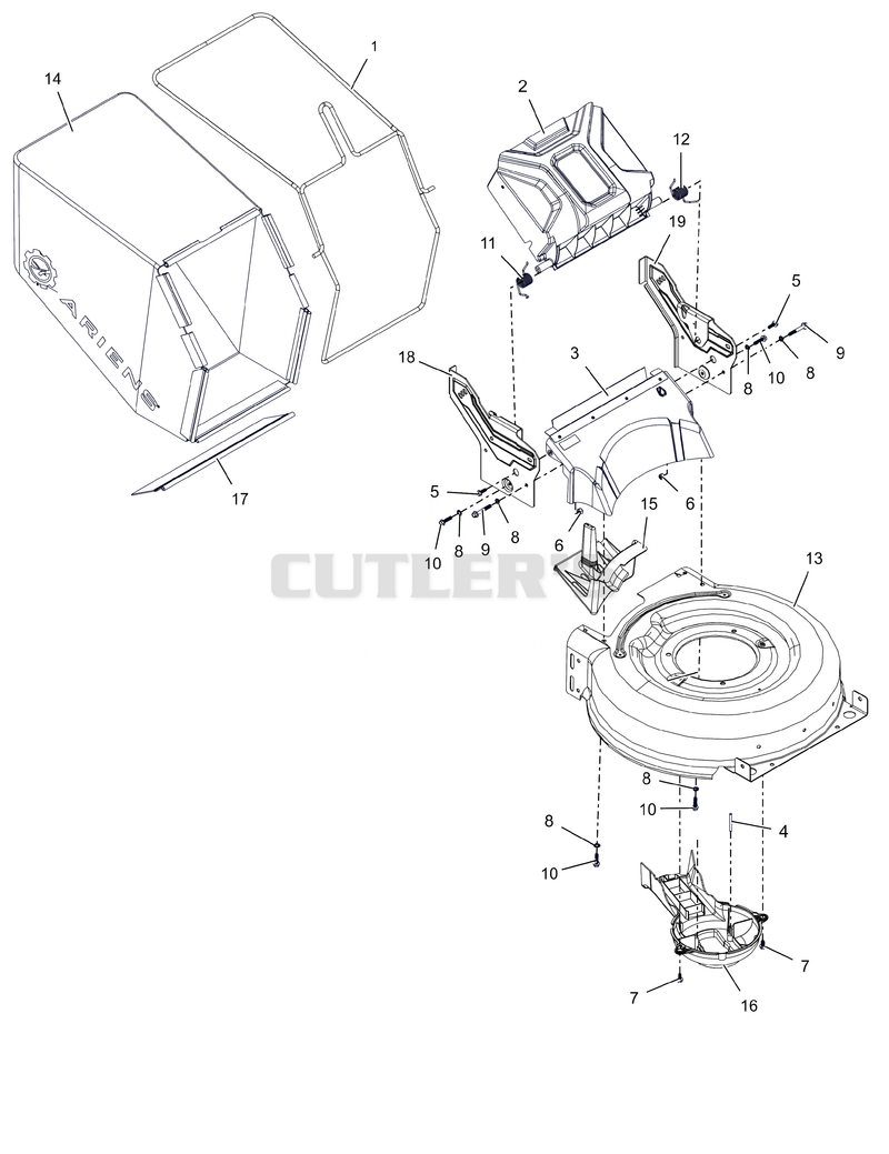 Mower Deck and Bag
