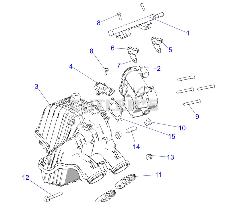 Engine, Air Intake Manifold
