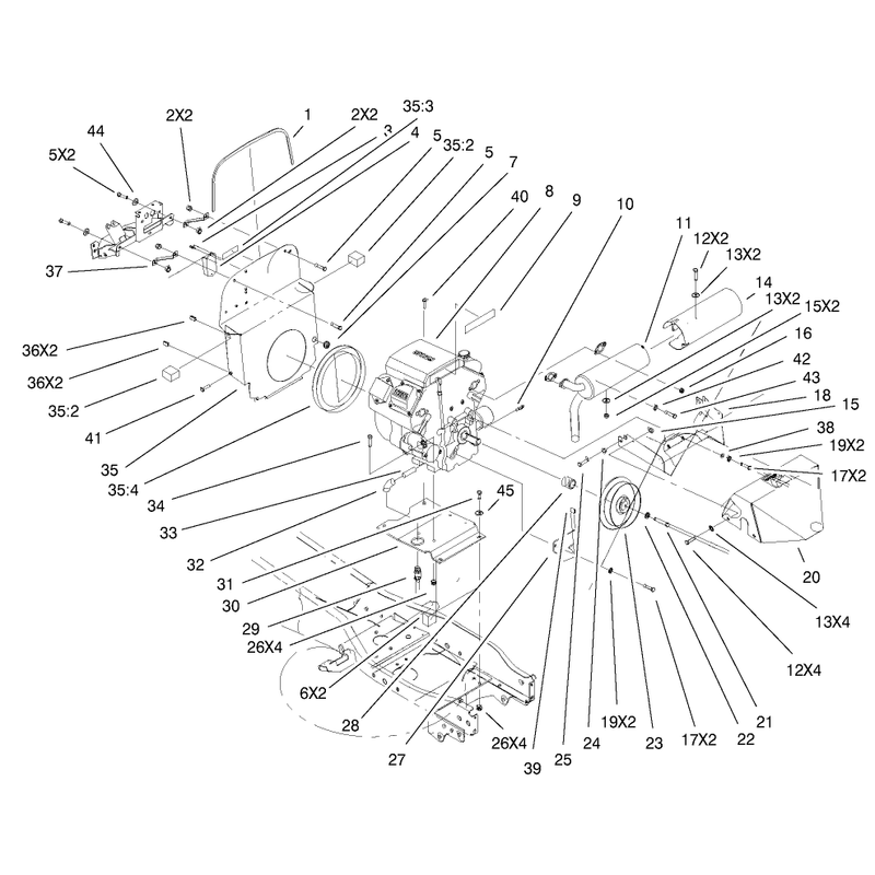 Air Cooled Engine Assembly
