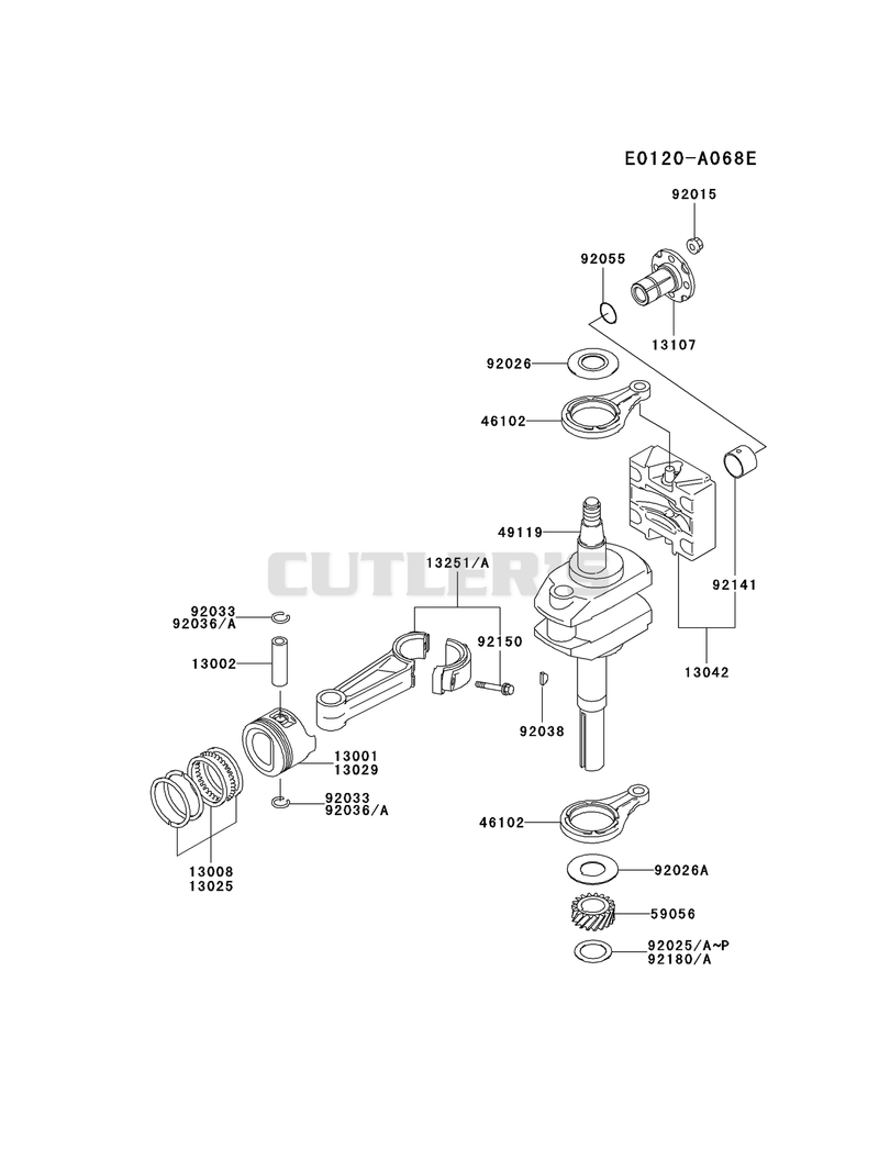 PISTON/CRANKSHAFT