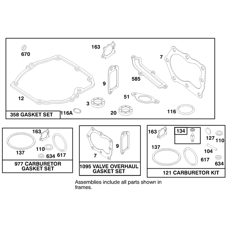Engine Briggs and Stratton Model 12h802-1758-E1