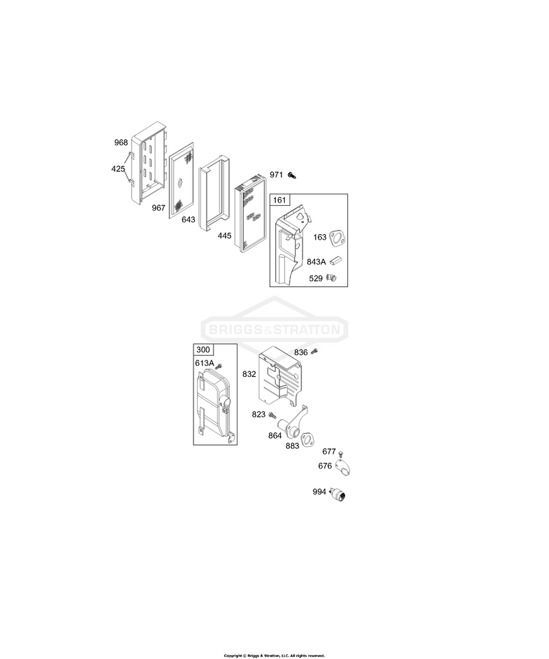 Air Cleaner, Muffler