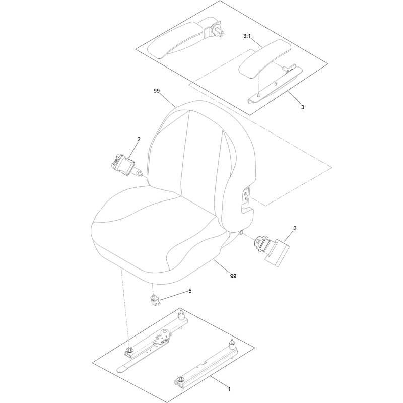 Seat Assembly No 127-9538