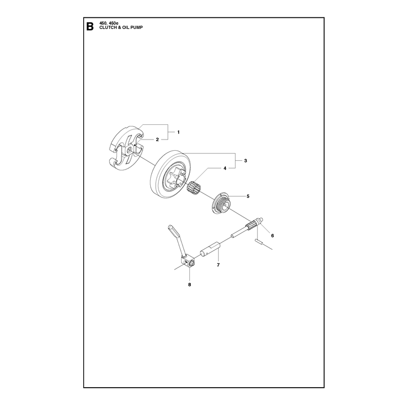 CLUTCH AND OIL PUMP