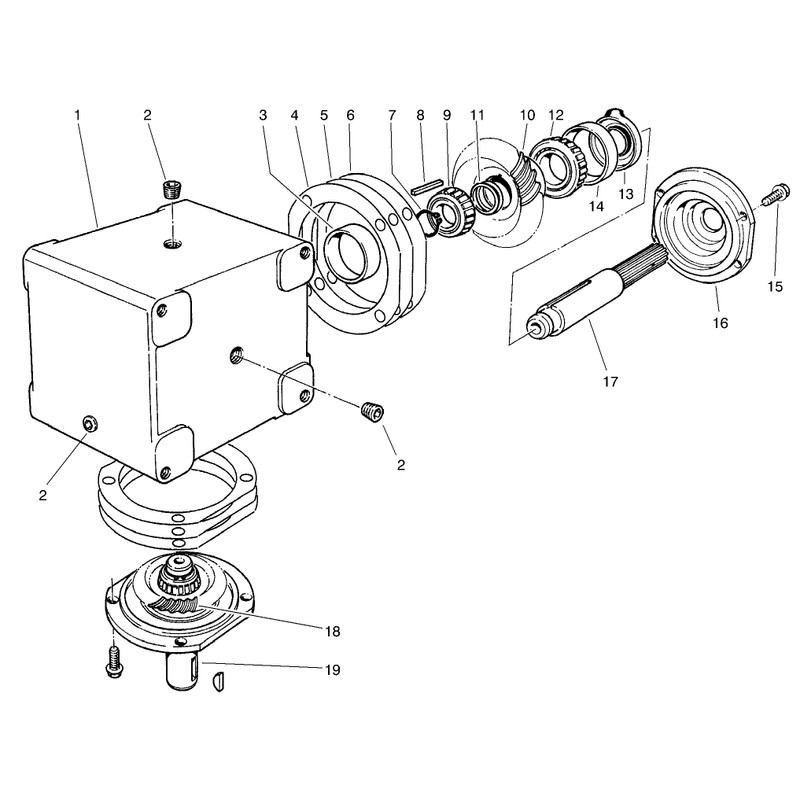 Gear Box Assembly No 68-6810