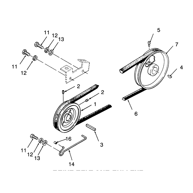 Drive Belt and Pulleys