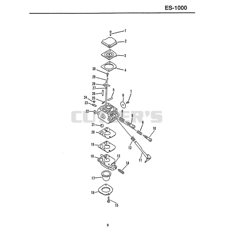 Carburetor C1U-K26 Includes The Following