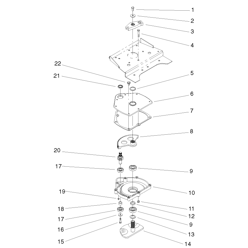 Power Steering Lower Assembly