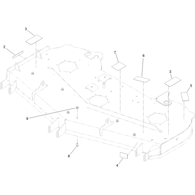 Deck Decal Assembly No 138-1049