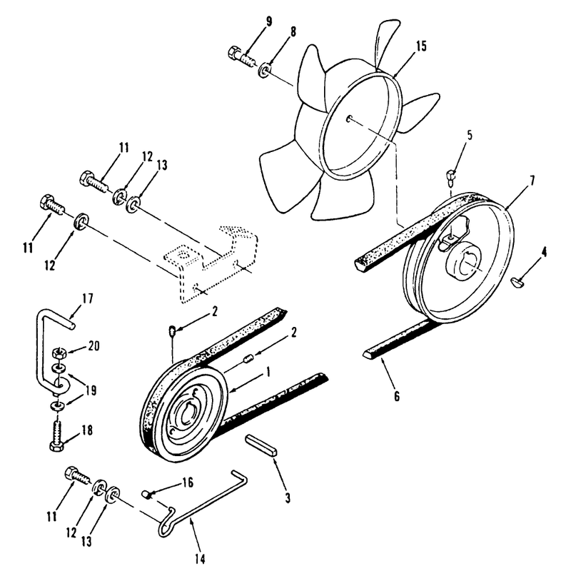 Drive Belt And Pulleys