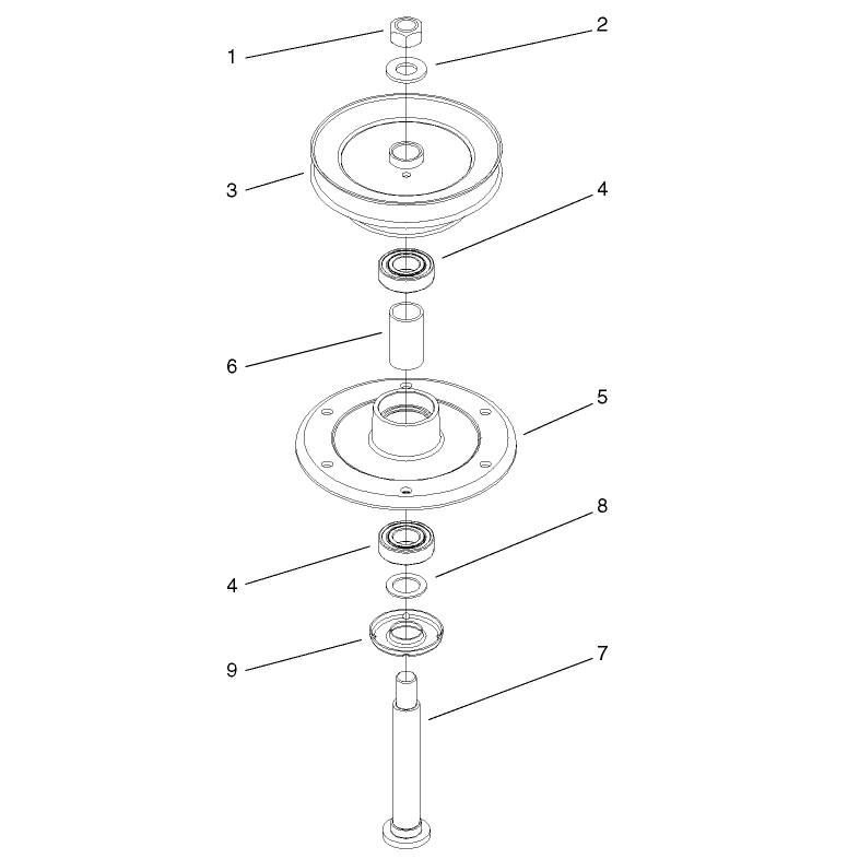 Spindle Housing Assembly No 104-6315