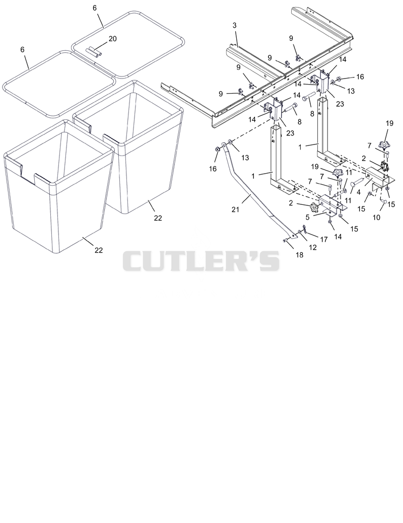 Bagger Frame Assembly