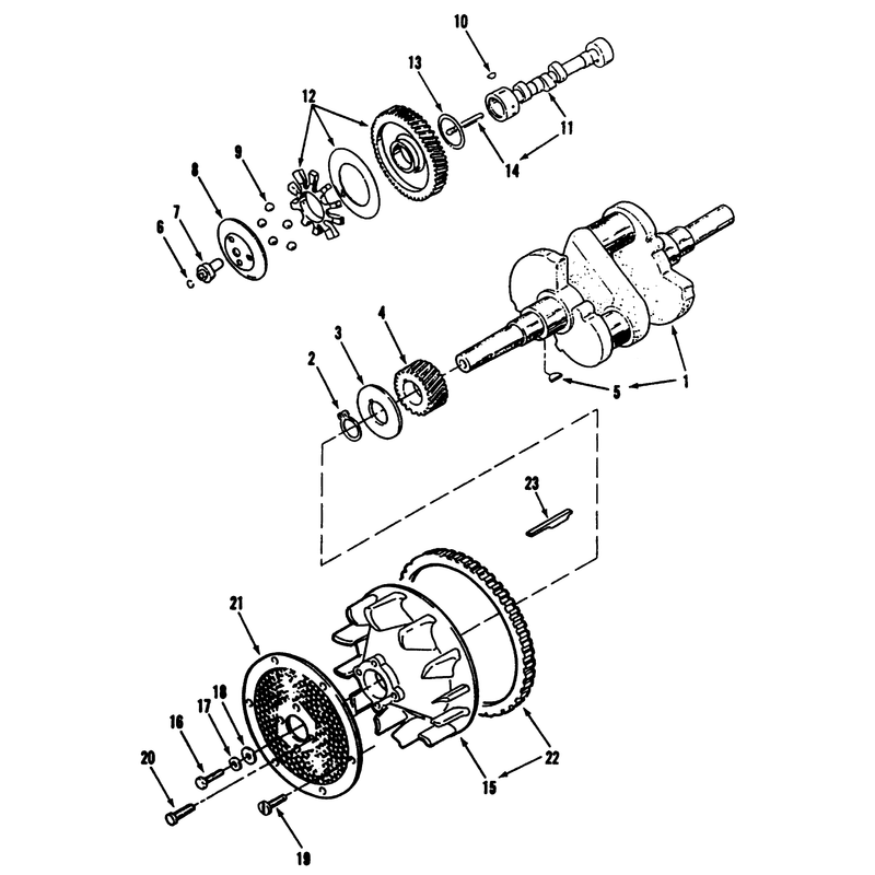 Crankshaft Camshaft Flywheel
