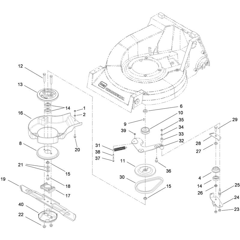Blade Brake Clutch Assembly