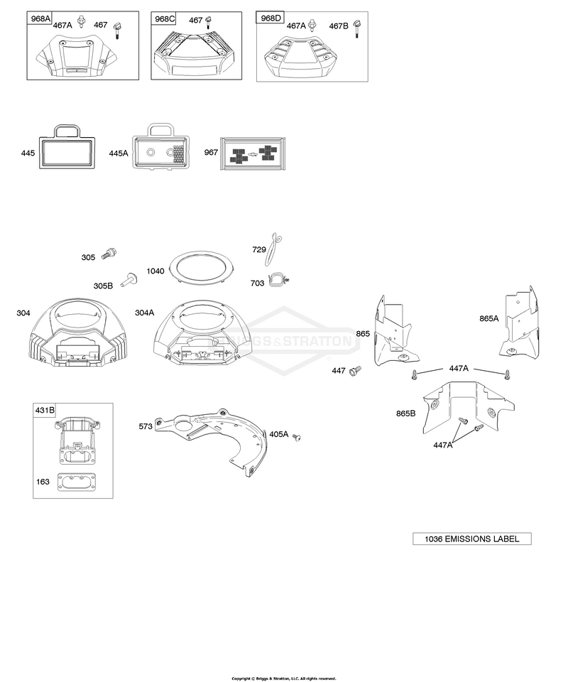 Air Cleaner, Blower Housing