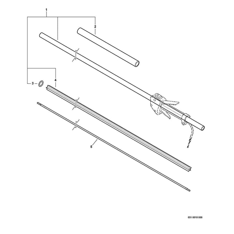 Main Pipe Assembly, Driveshaft