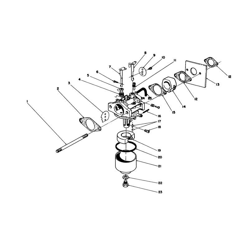 Carburetor Assembly Model No 47ph7