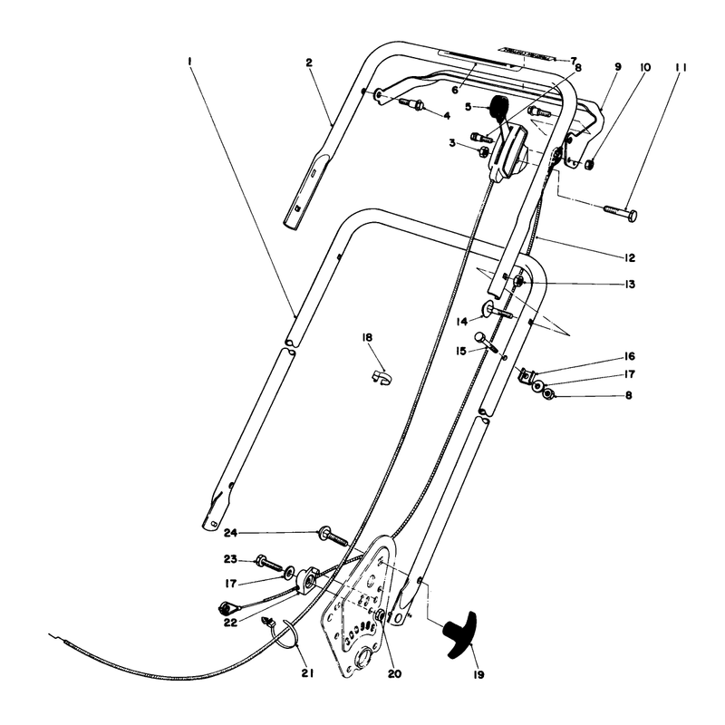 Handle Assembly Model No 16890