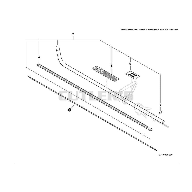 Main Pipe Assembly, Driveshaft