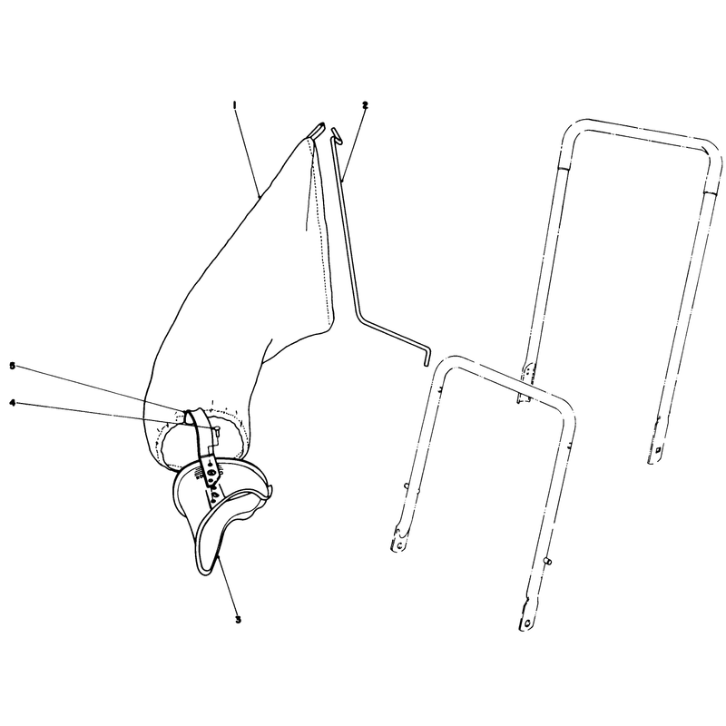 Grass Bagging Kit No 38-0050 Optional