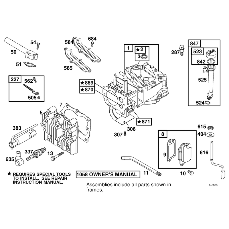 Engine Briggs and Stratton Model 12f802-1769-B1