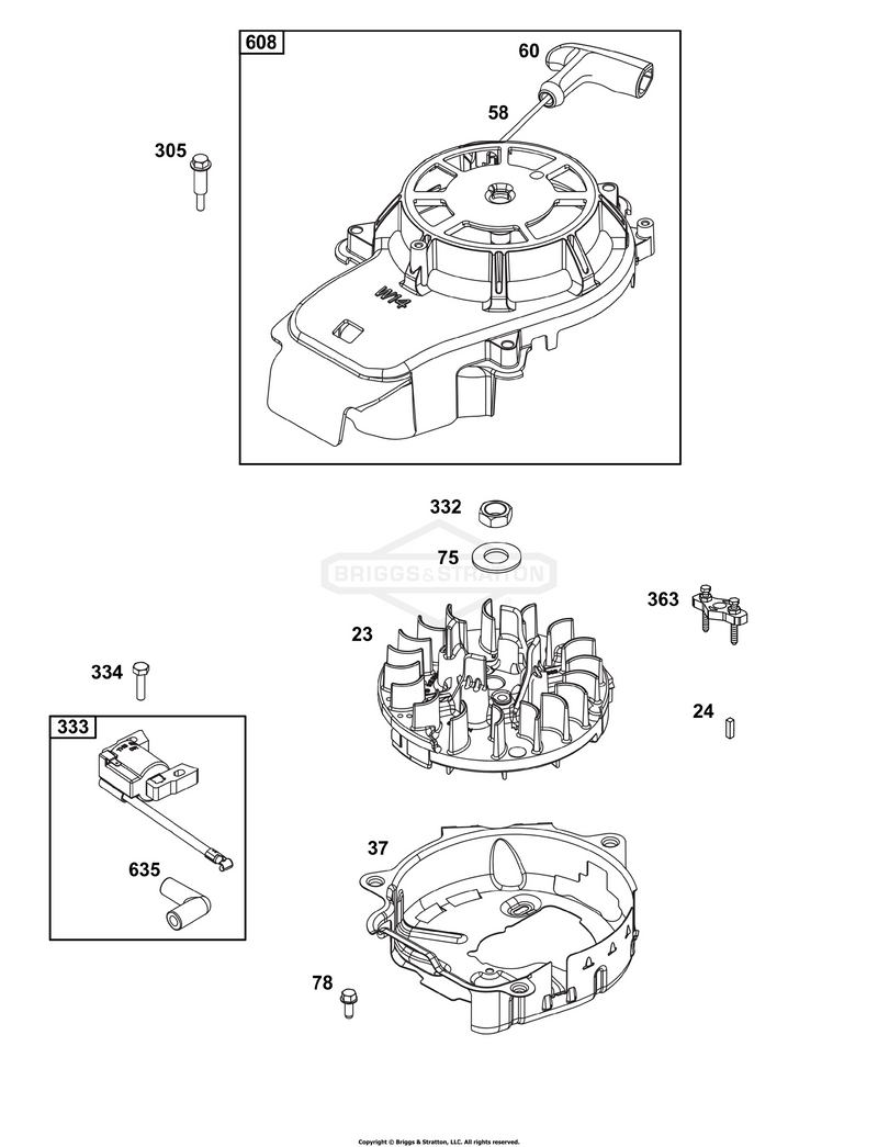 Flywheel, Ignition, and Starter Group
