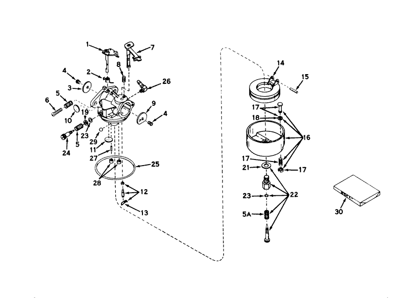 Carburetor No 631512
