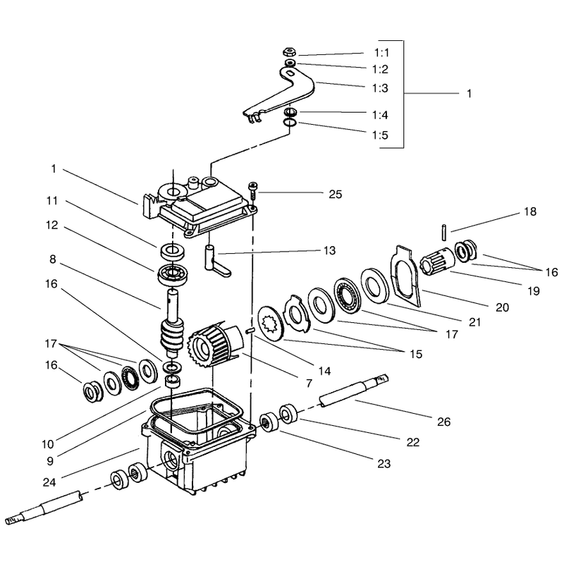 Gear Case Assembly 93-4073