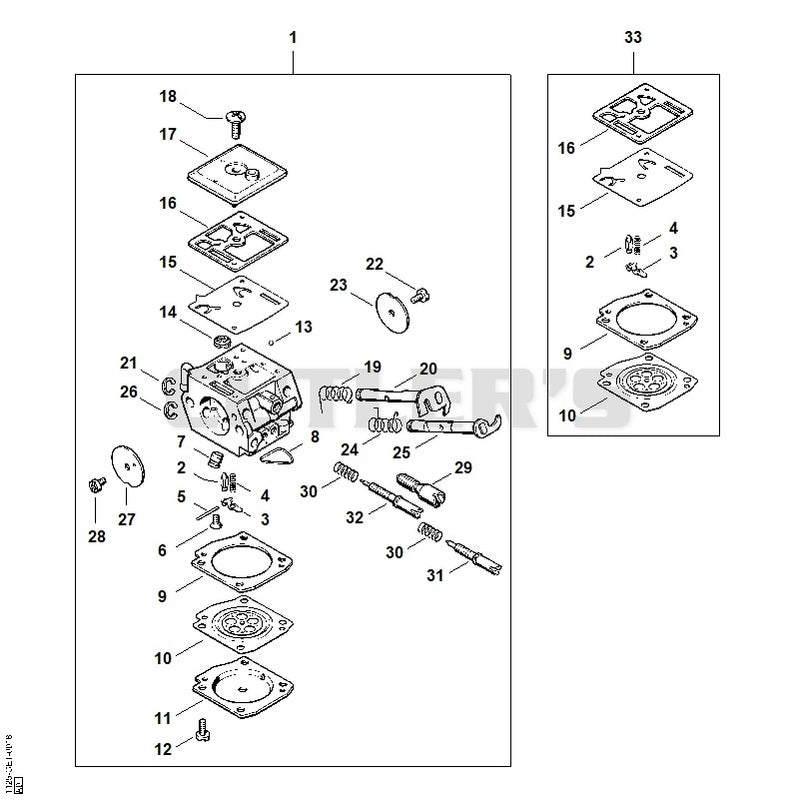 Carburetor C3A-S19, C3A-S38