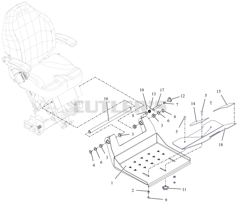 Seat - Footrest