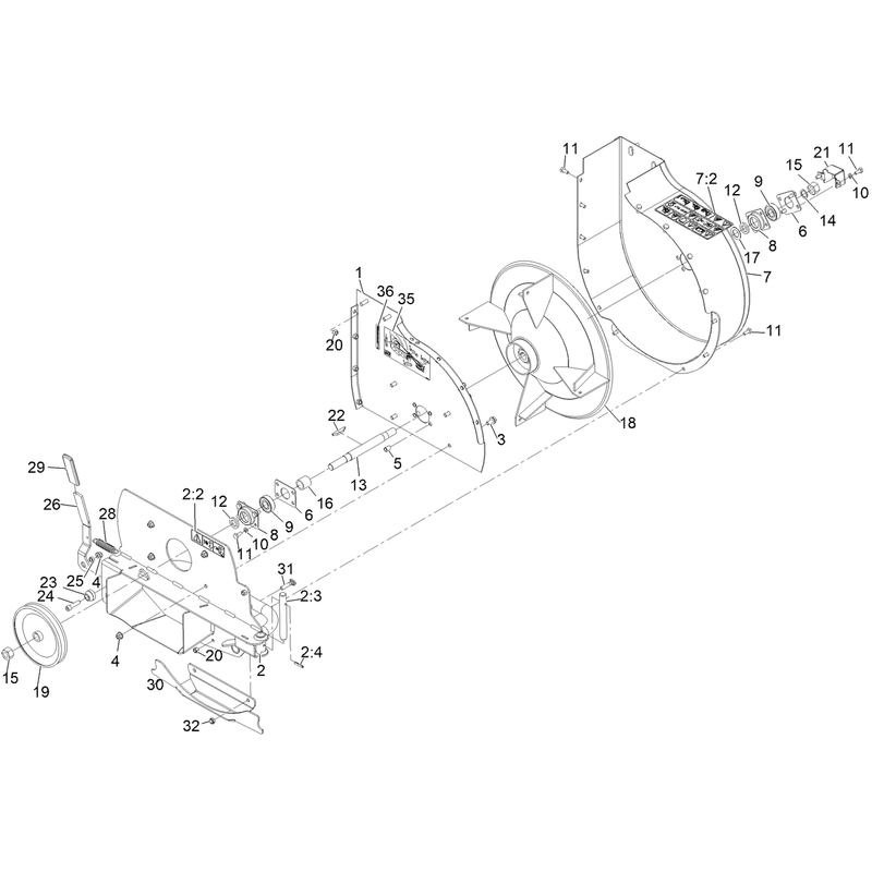 Blower Assembly No. 136-0570