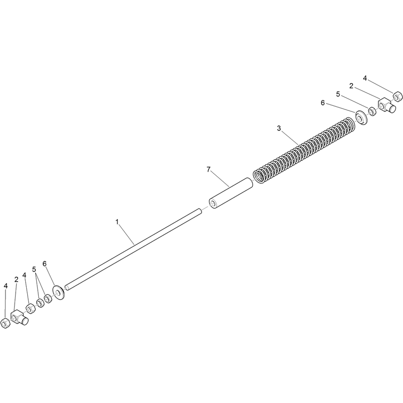 Deck Lift Spring Assembly No 119-2337