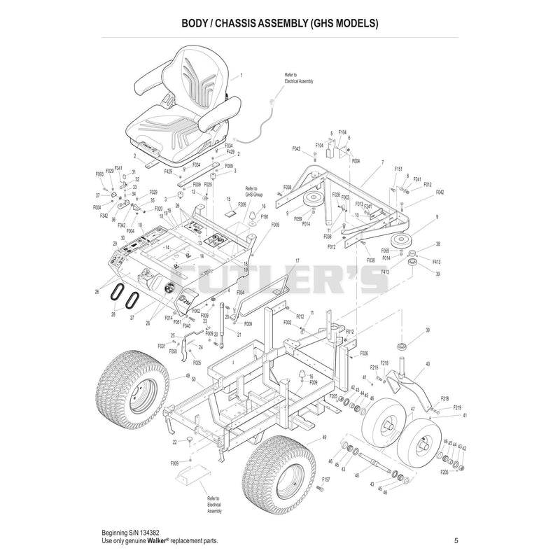 Body Chassis Assembly GHS Models