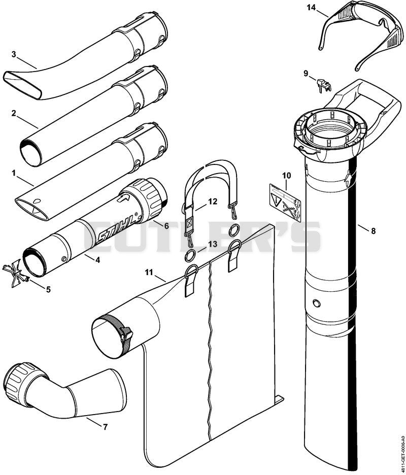 Nozzle, Vacuum attachment