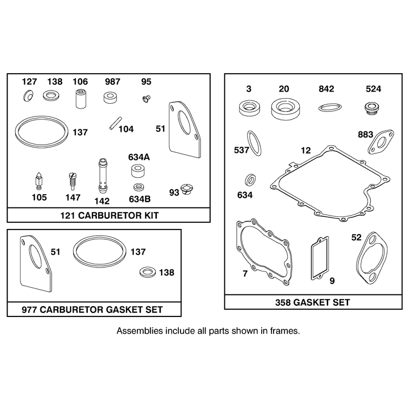 Engine Briggs and Stratton Model 28m707-0127-01