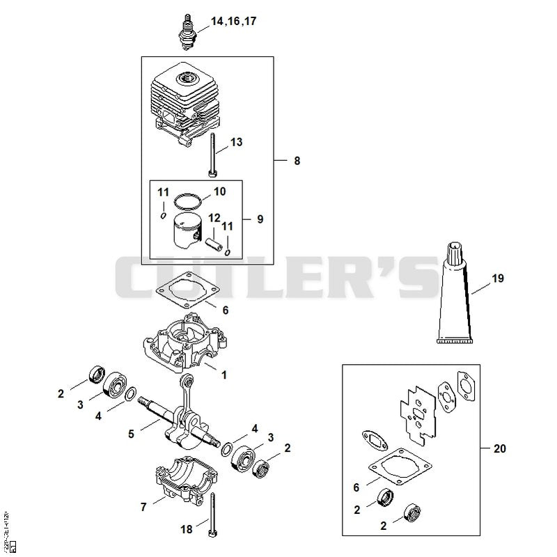 Crankcase, Cylinder