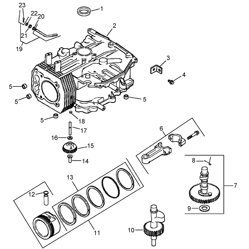 Crankcase Assembly Kohler CV15S-41630